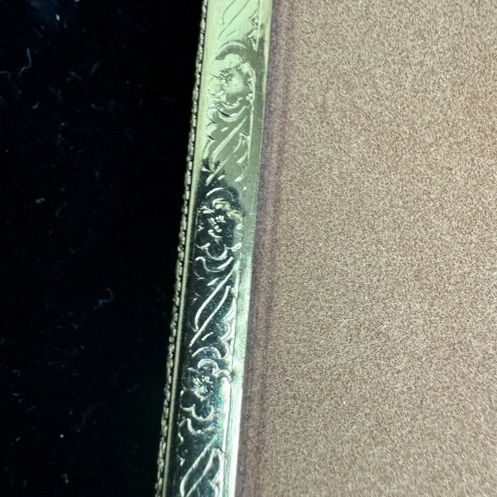 Vintage gold metal